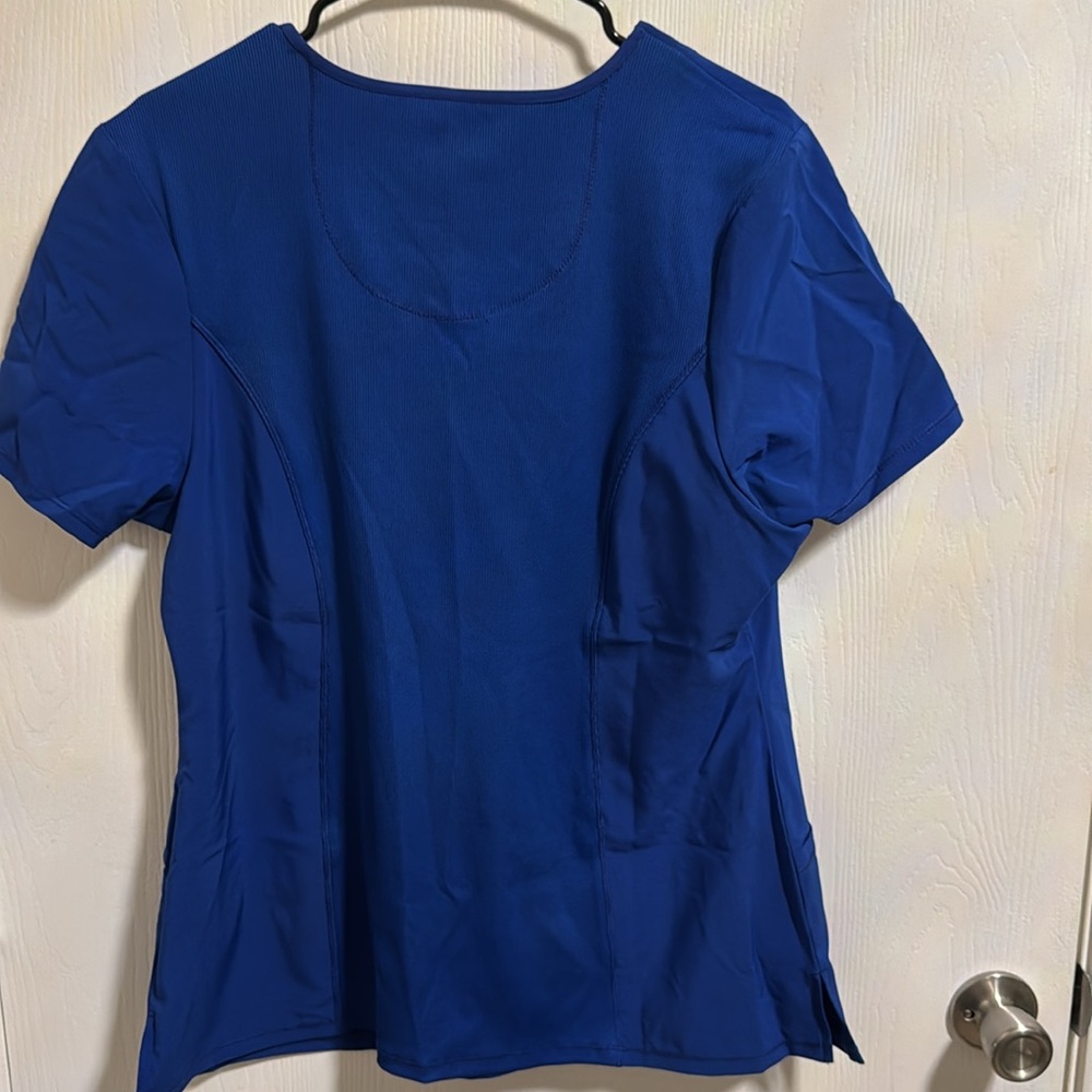 Cherokee Infinity Women’s Scrub Tops Large Bundle Of 3 Centric Healthcare Blue - Picture 12 of 13
